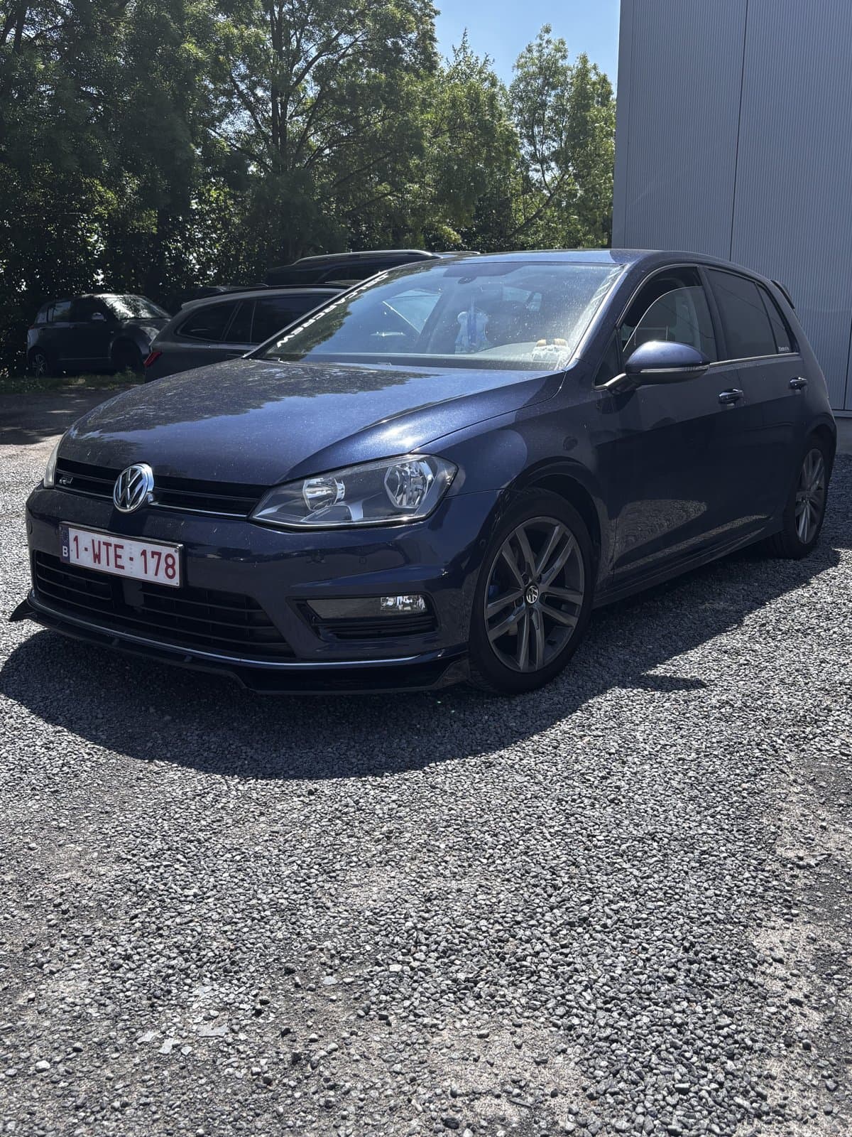 VW Golf voor de behandeling